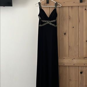 Black dress with embellishment